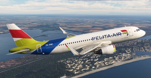 Fenix Simulations A320 - Pelita Air Service Sharklet Pack w/Cabin (8K)