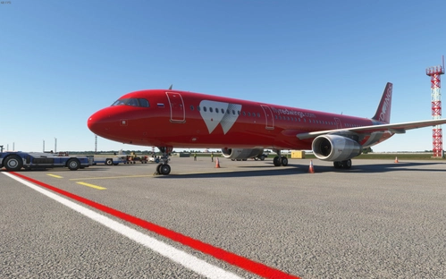 Fenix Simulation A321 Red Wings VP-BVW [8K] w/Cabin