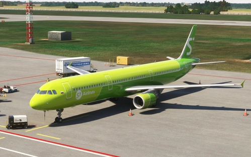 Fenix Simulation A321 S7-Siberia Airlines RA-73693 [8K] w/Cabin