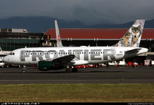 Fenix Simulations A319 BFU CFM Frontier N941FR "Lobo Wolf" livery 