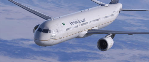FenixSim A321-211 Saudia HZ-ASH w/Cabin