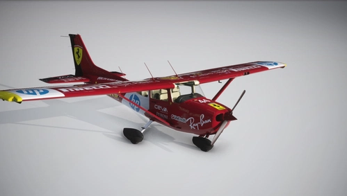 Ferrari Livery - Asobo C172 - G1000 (fictional)