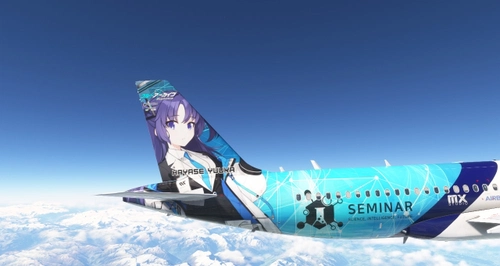 [Fictional] Blue Archive A320 NEO (V2)  HAYASE YUUKA