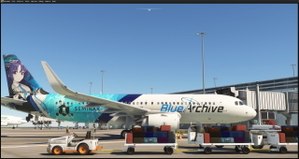 [Fictional] Blue Archive A320 NEO (V2)  HAYASE YUUKA thumbnail 2