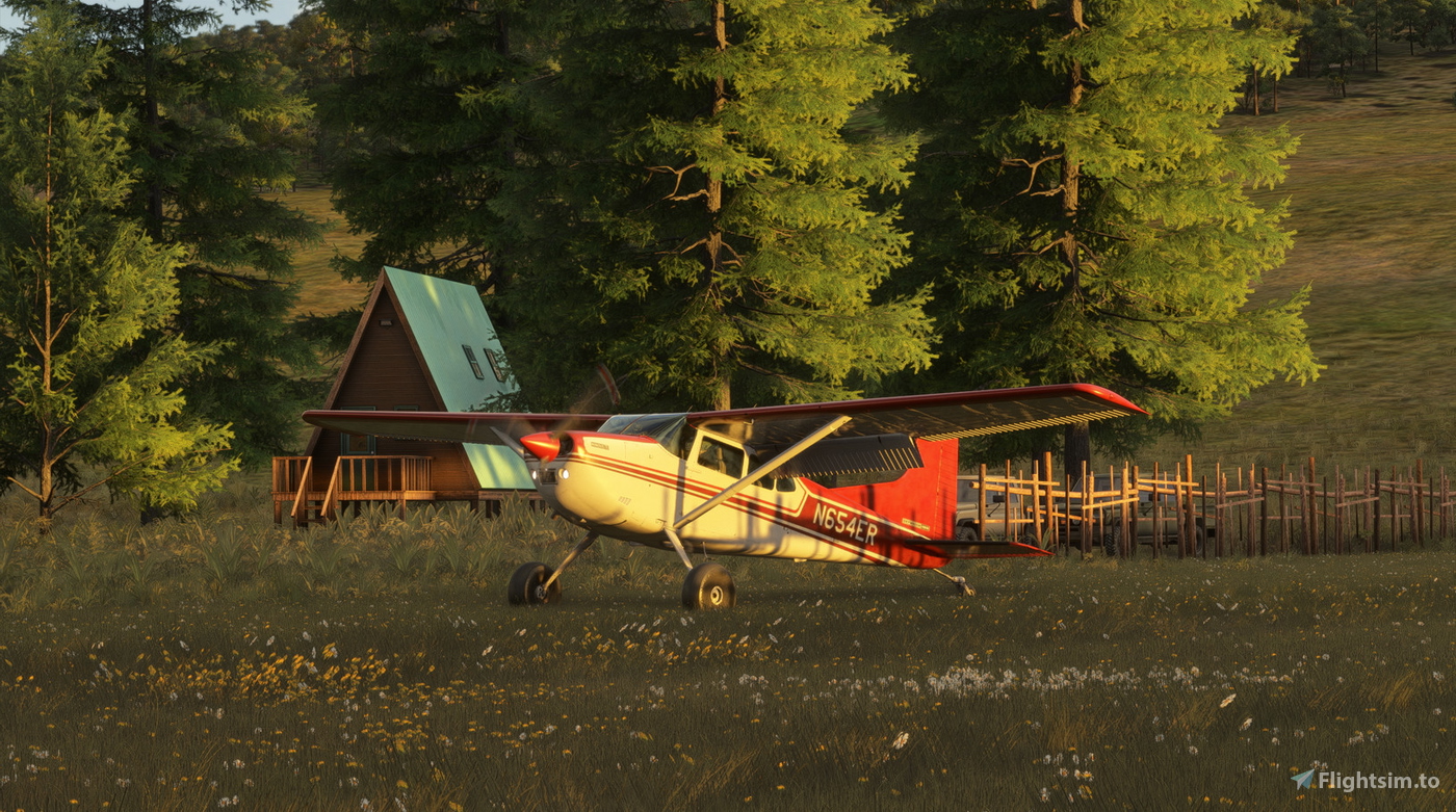 Bush Escenery Mexico front Pico de Orizaba (Fictional) per Microsoft