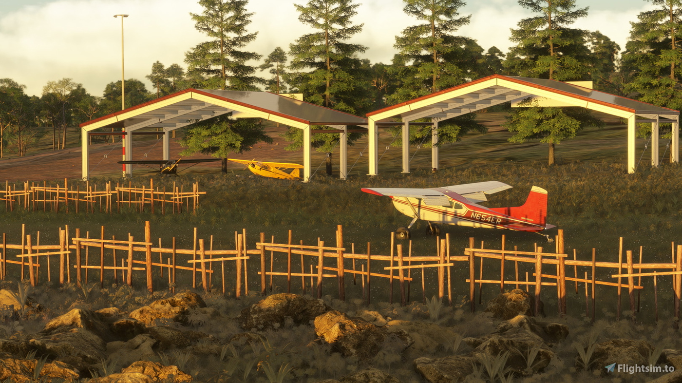 Bush Escenery Mexico front Pico de Orizaba (Fictional) per Microsoft