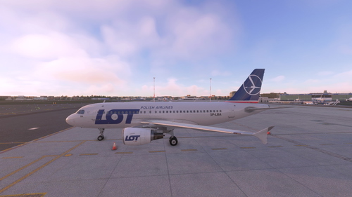 Fictional LOT Polish Airlines Fenix A319 SP-LBA