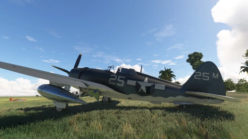 Fictional United States Navy P47 Thunderbolt