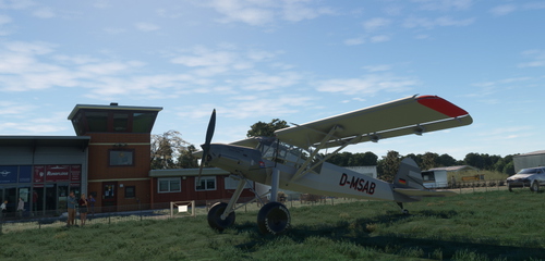 Fieseler Storch Fi-156 MSFS Conversion | D-MSAB Fictional Livery