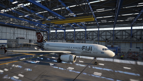 FIJI Airways A319-IAE (DQ-FAJ) w/Cabin (Fictional)