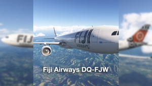 Fiji Airways DQ-FJW w/cabin | iniBuilds Airbus A330-300 RR [8K/4K]  thumbnail 1