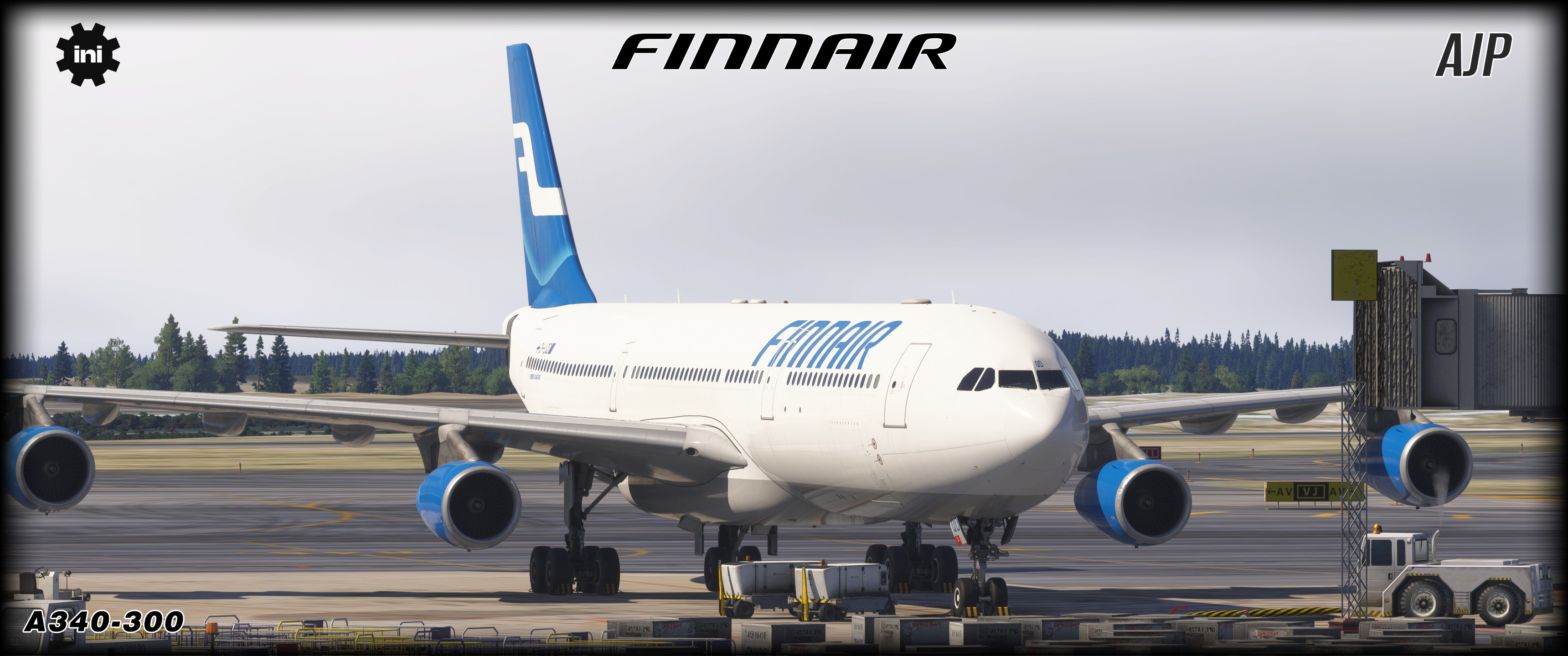 Finnair - Classic - OH-LQD - Inibuilds A340-300 - Aircraft