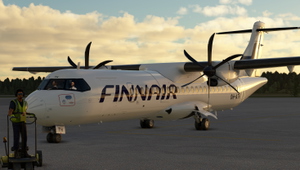 Finnair | Asobo ATR 72-600 |  Pack 1 | 4K thumbnail 1