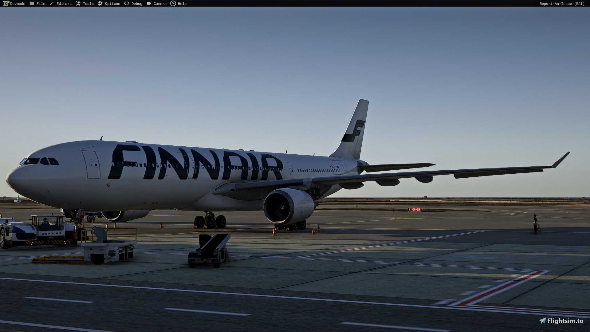 Finnair OH-LTT livery for Inibuilds A330-300GE MSFS2024 (with cabin details) - Image 1