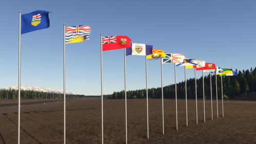 Flags of Canadian Provinces and Territories - assets for Windy Things