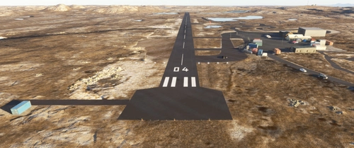 Flatval Airport (ENFA) A Norwegian billionairs private airport.