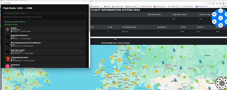 Flight Information Map  - 2024 - Image 1