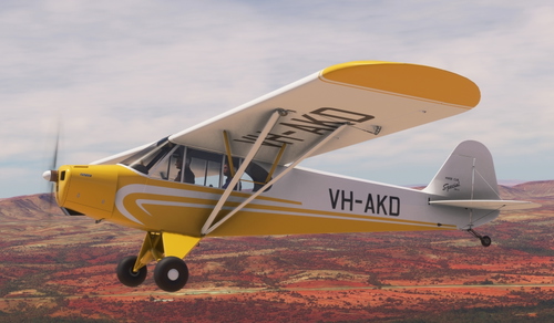 Flight Replicas PA-11 Cub Special 'VH-AKD'