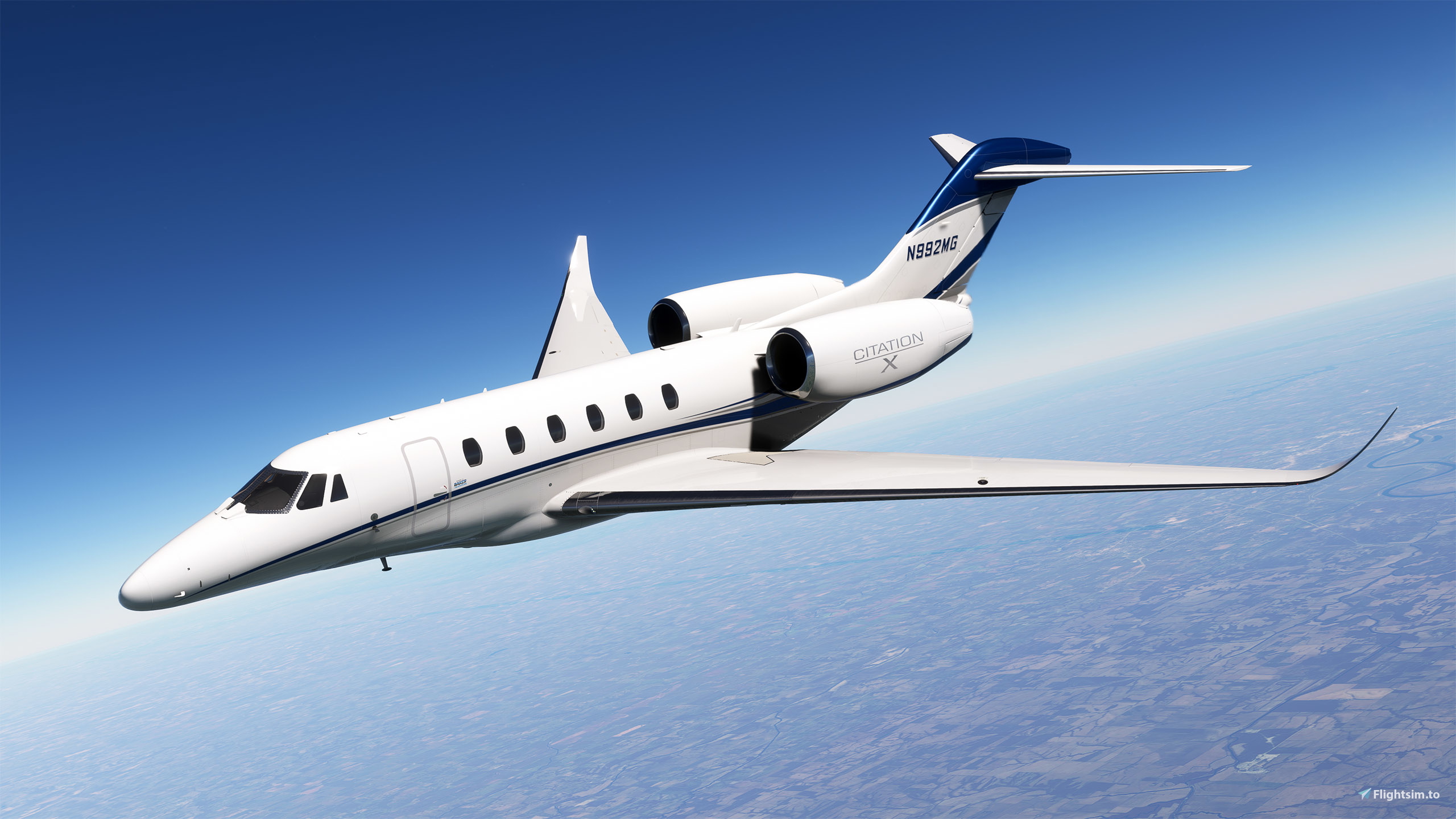 FlightFX Cessna Citation X - N992MG (Dynamic Registration) - Image 1