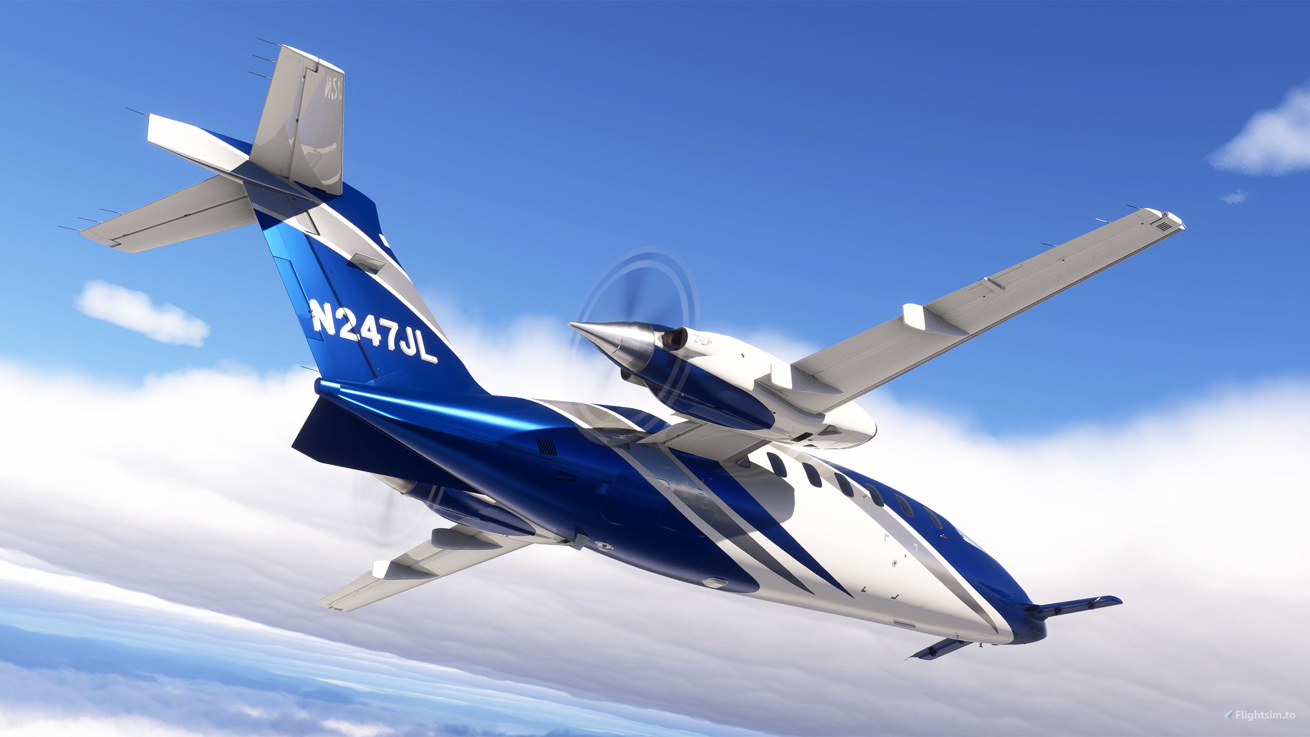 FlightFX P180 Avanti II - N247JL (Dynamic Registration) for