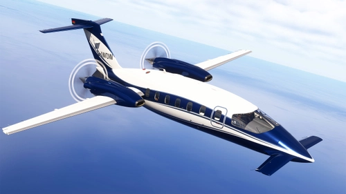 FlightFX P180 Avanti II - D-IWOW (Dynamic Registration)