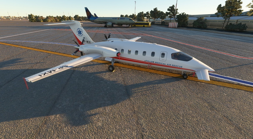 FlightFX P180 Avanti II Lotnicze Pogotowie Ratunkowe