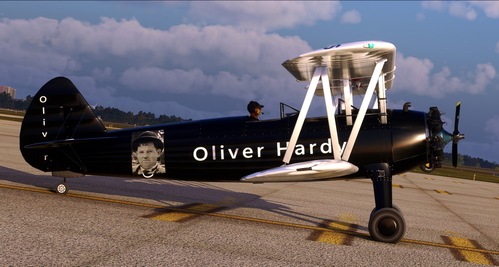 Flightsim Pictures Scott livery for the DCDesign Stearman