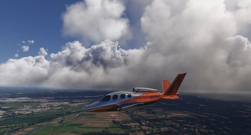Flightsim Pictures Scott livery for the FFX Vision Jet  G2