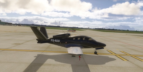 Flightsim Pictures Scott livery for the FFX Vision Jet G2