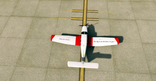 Flightsim Pictures Scott livery for the Just Flight PA28 TurboArrow IV