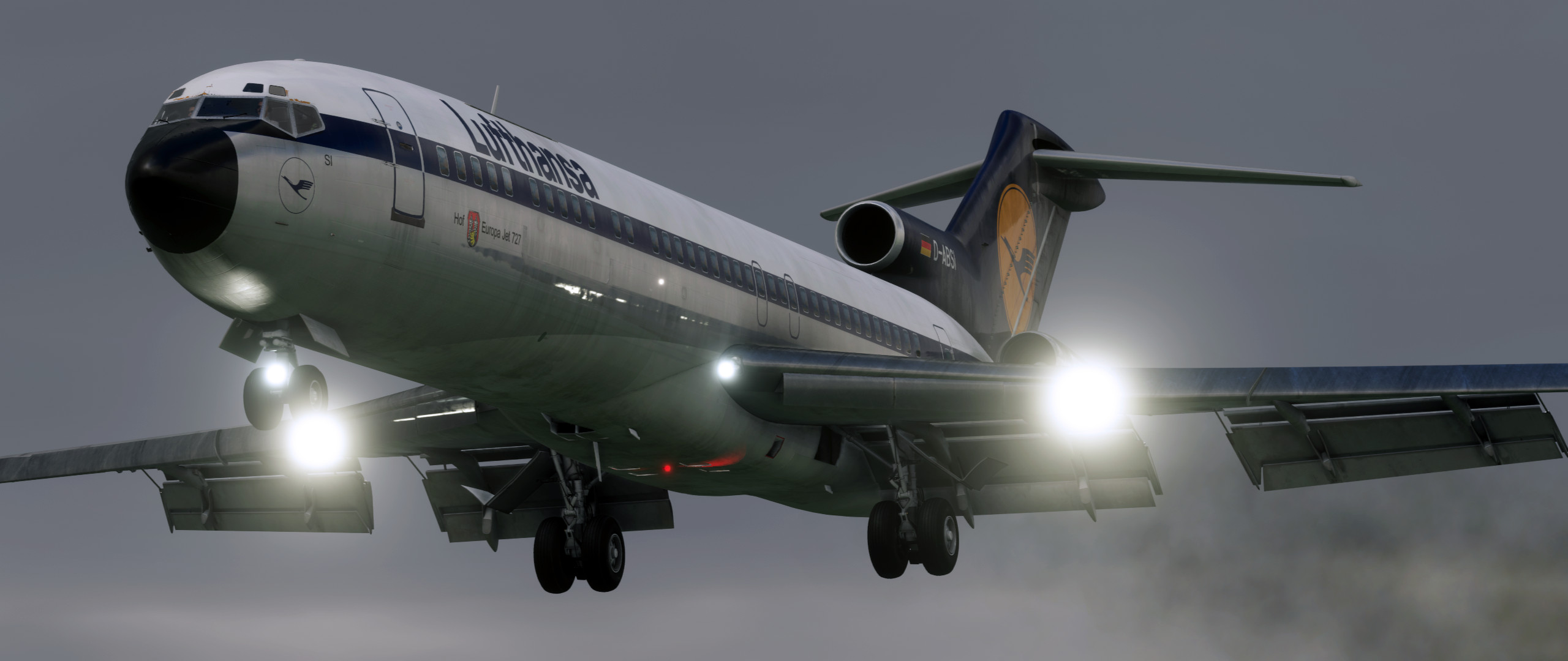 FlightSim Studio - B 727-223(Adv) Lufthansa D-ABSI  - Image 1