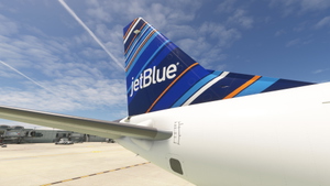 FlightSim Studio - E-Jets 190 - JetBlue - N334JB "#Follow @JetBlue" thumbnail 4