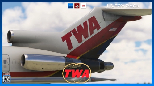 FlightSim Studio 727-200 Pax. TWA Pack