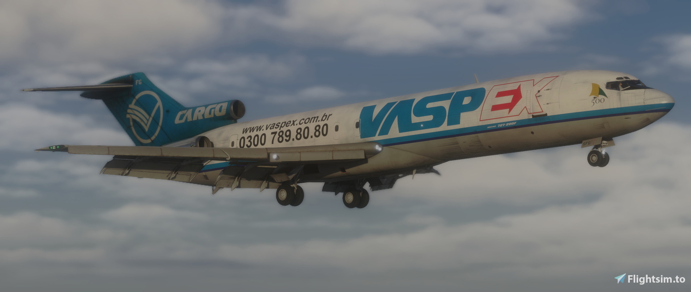 FlightSim Studio - B727 Freighter VASPEX PP-SFG "2003" のために Microsoft ...