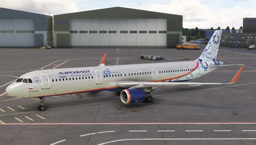 FlightSimLabs Airbus A321 Aeroflot RA-73710 "Gzhel"