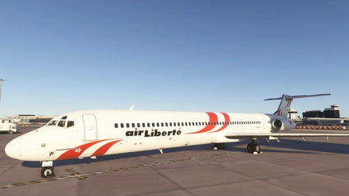 Fly the Maddog x  MD83 Air Liberte F-GHED