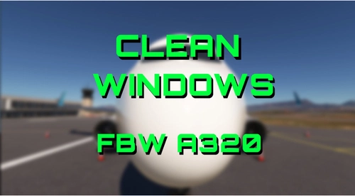 FlyByWire A320NX Clean Windows