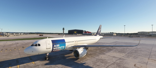 FlyByWire A32NX - Air Montenegro - LY-FJI (Airbus A320NEO)