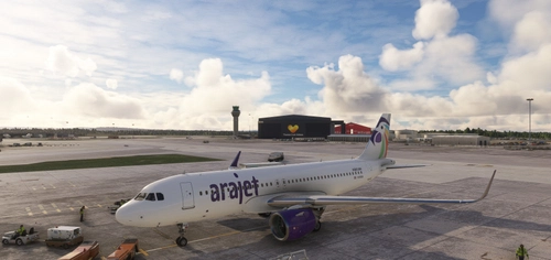 FlyByWire A32NX - ARAJAET - HI968 (Airbus A320NEO)