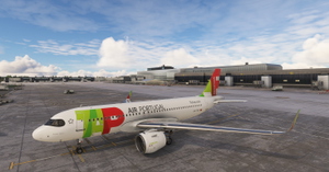 FlyByWire A32NX - TAP (Air Portugal) - CS-TVK (Airbus A320NEO) thumbnail 2