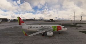 FlyByWire A32NX - TAP (Air Portugal) - CS-TVK (Airbus A320NEO) thumbnail 4