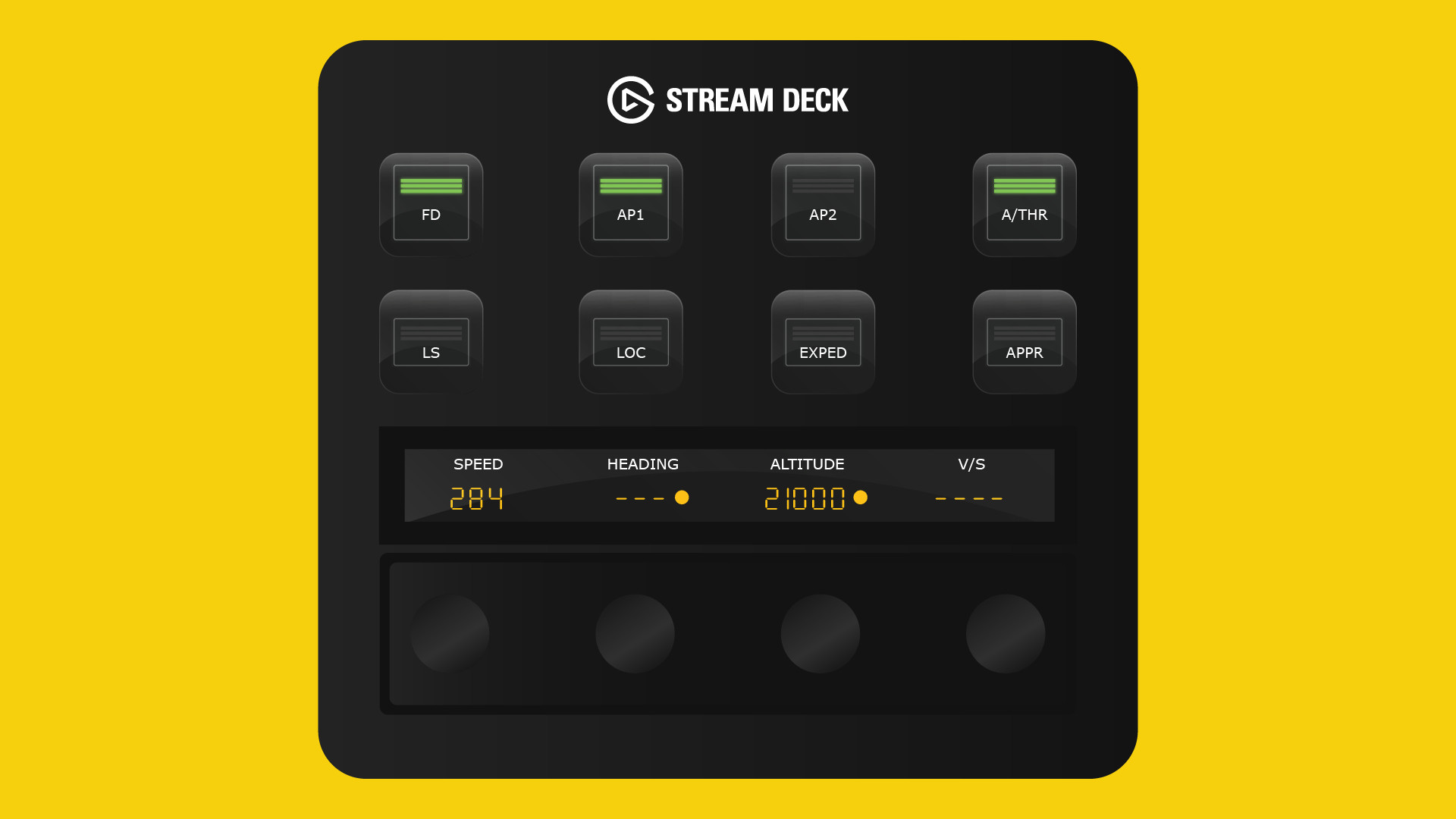 FlyByWire A32NX Stream Deck + Autopilot Panel