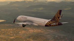 FlyByWire A32NX - Vistara VT-TNP [Operated By Air India] thumbnail 2