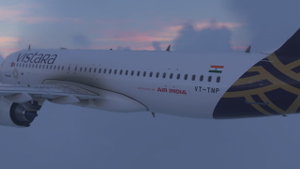 FlyByWire A32NX - Vistara VT-TNP [Operated By Air India] thumbnail 6