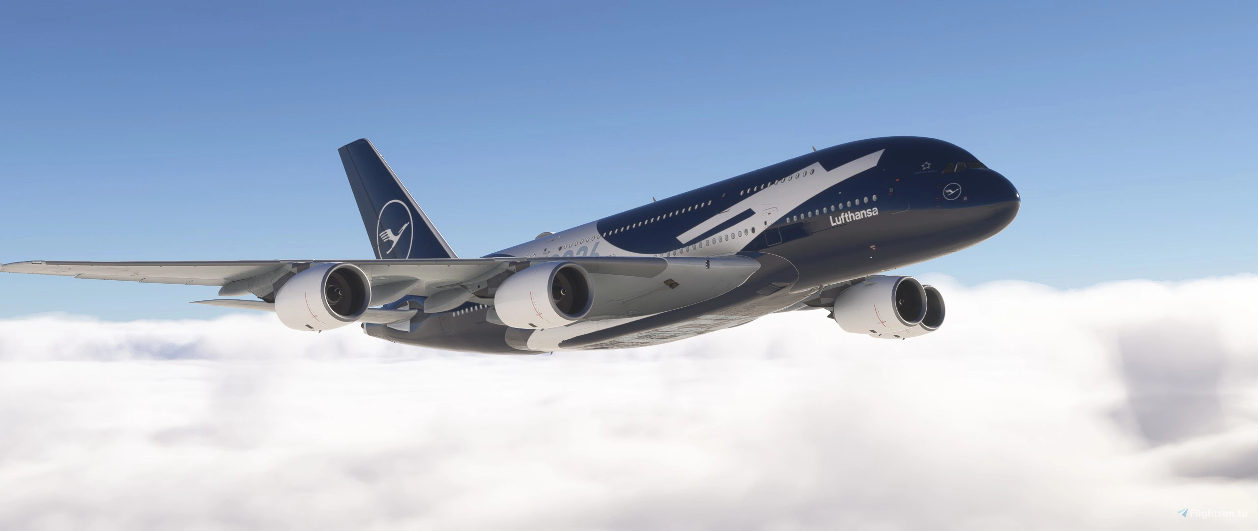 FlyByWire A380 - Lufthansa 100 Year Anniversary (4K) のために