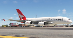 FlyByWire A380 | Qantas - VH-OQH Silver Roo [4K] thumbnail 5