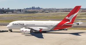 FlyByWire A380 | Qantas - VH-OQH Silver Roo [4K] thumbnail 8