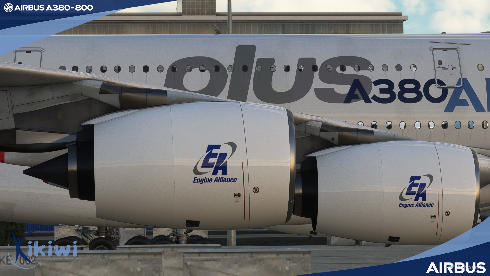 FlyByWire A380-800 Airbus House plus Livery 4K & 8K for Microsoft