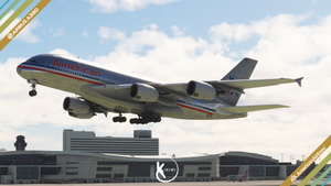 FlyByWire A380-800 American Airlines 1968 Bare Metal 4K & 8K thumbnail 6