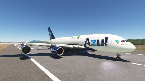 FlyByWire A380-800 Azul PP-AZL Fictional (4k)